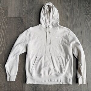 Nike Hooded Sweatshirt in Bone Cream Size Medium